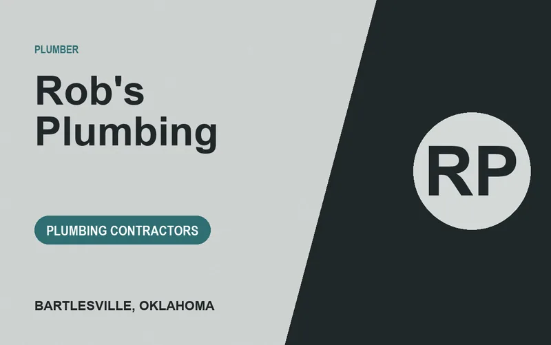 Rob's Plumbing in Bartlesville, Oklahoma