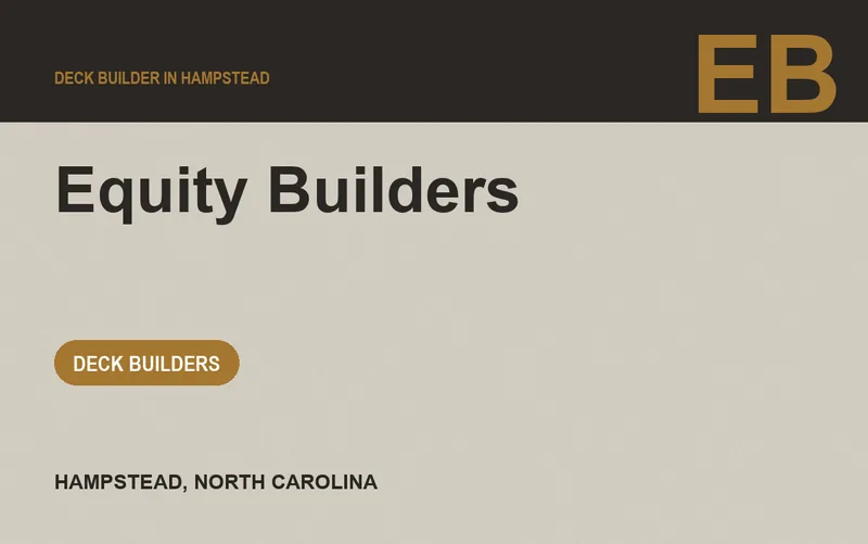 Equity Builders in Hampstead, North Carolina