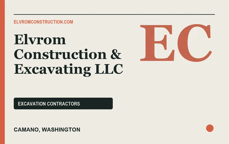 ELVROM CONSTRUCTION & EXCAVATING LLC in Camano, Washington