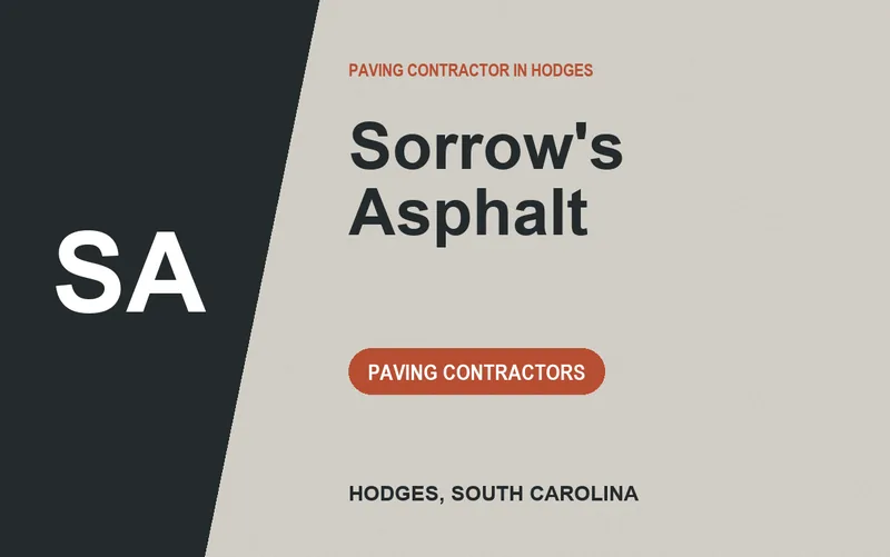 Sorrow's Asphalt in Hodges, South Carolina
