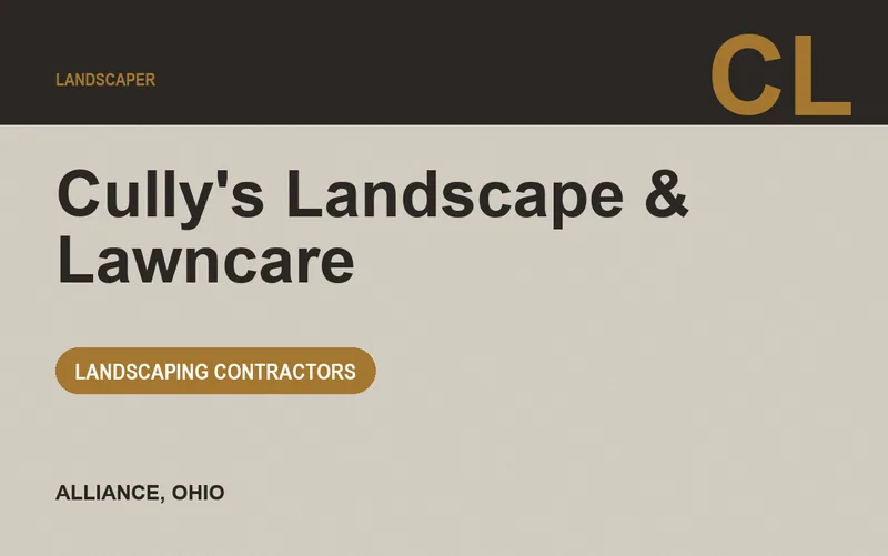 Cully's Landscape & Lawncare in Alliance, Ohio