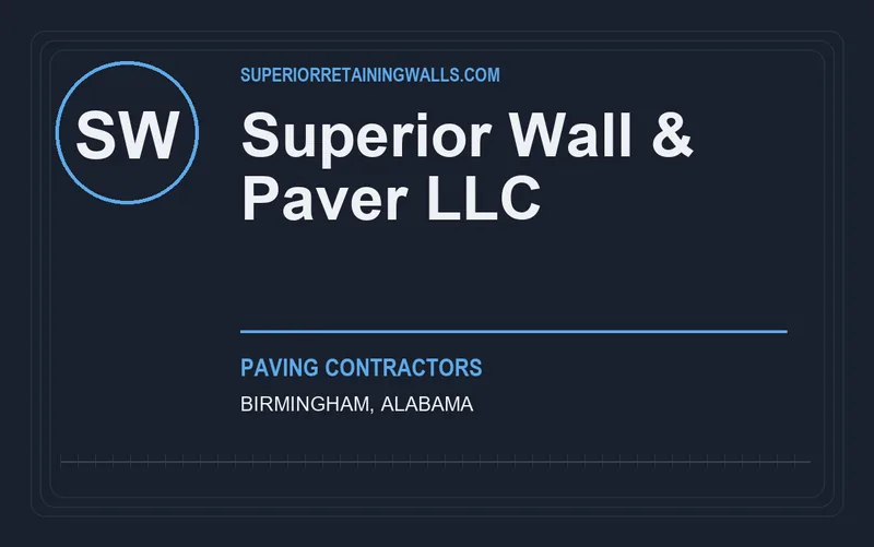 Superior Wall & Paver LLC in Birmingham, Alabama