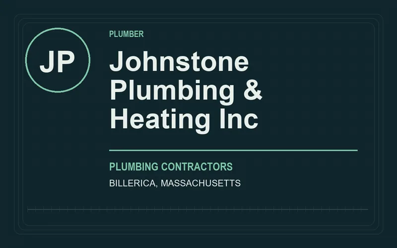 Johnstone Plumbing & Heating Inc in Billerica, Massachusetts