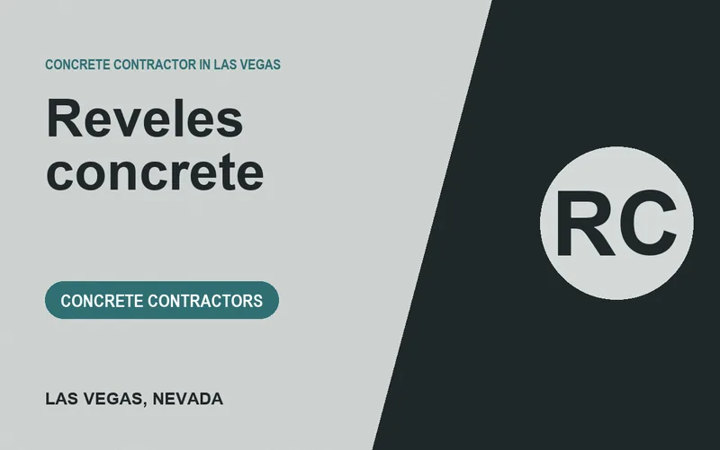 Reveles concrete in Las Vegas, Nevada
