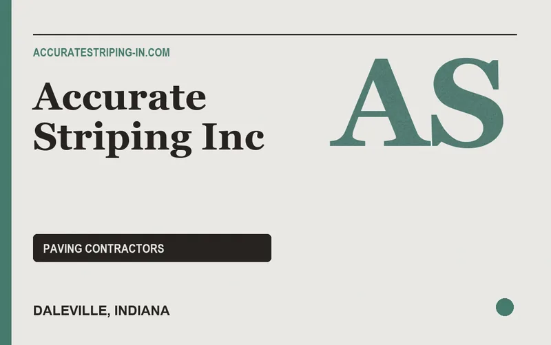 Accurate Striping Inc in Daleville, Indiana