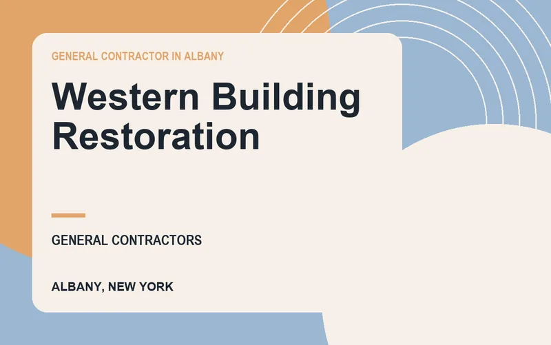 Western Building Restoration in Albany, New York