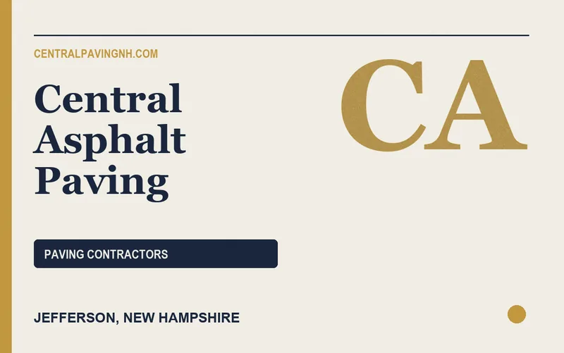 Central Asphalt Paving in Jefferson, New Hampshire