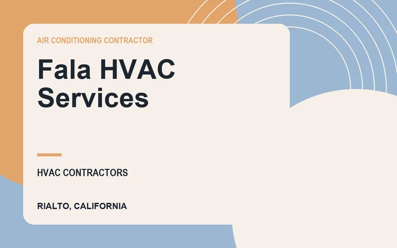 Fala HVAC Services in Rialto, California