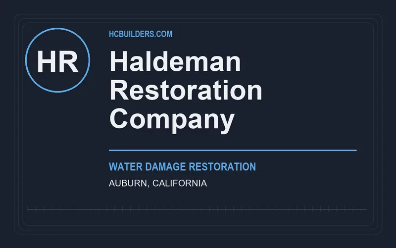 Haldeman Restoration Company in Auburn, California