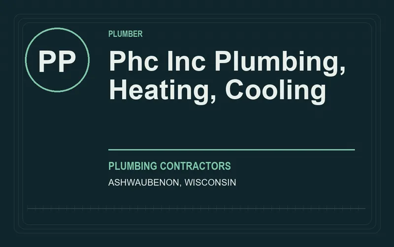 Phc Inc Plumbing, Heating, Cooling in Ashwaubenon, Wisconsin