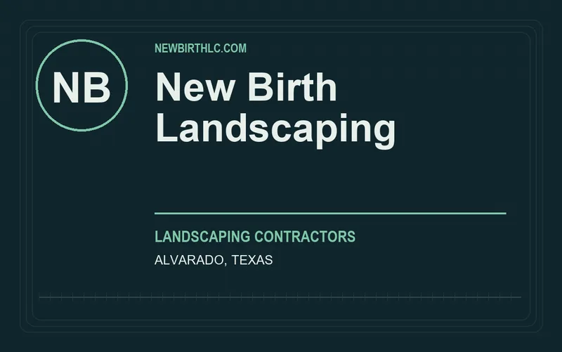New Birth Landscaping in Alvarado, Texas