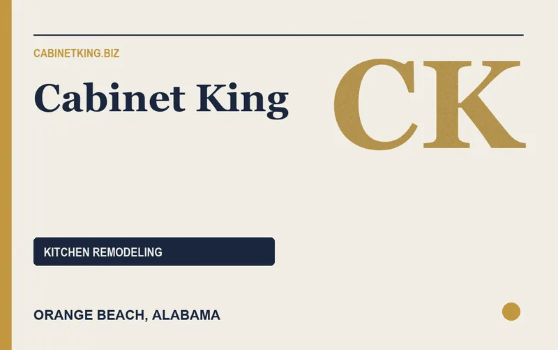 Cabinet King in Orange Beach, Alabama