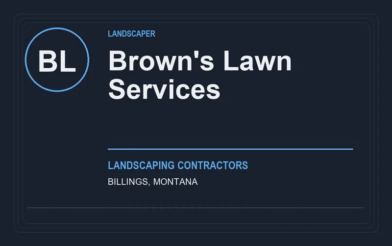Brown's Lawn Services in Billings, Montana