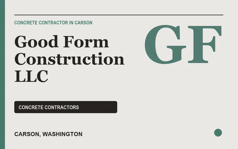 Good Form Construction LLC in Carson, Washington