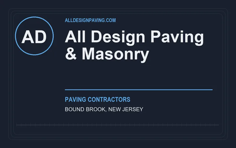 All Design Paving & Masonry in Bound Brook, New Jersey