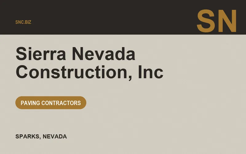 Sierra Nevada Construction, Inc in Sparks, Nevada