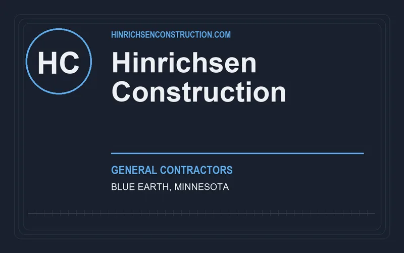 Hinrichsen Construction in Blue Earth, Minnesota