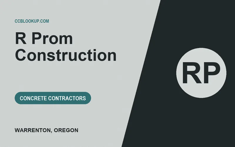 R Prom Construction in Warrenton, Oregon