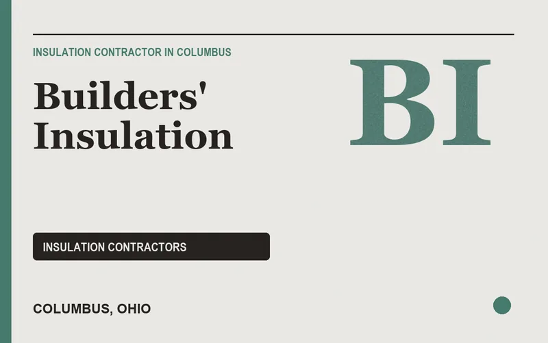 Builders' Insulation in Columbus, Ohio