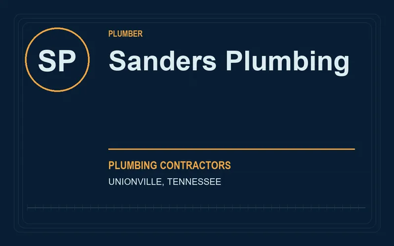 Sanders Plumbing in Unionville, Tennessee