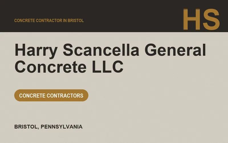 Harry Scancella General Concrete llc in Bristol, Pennsylvania