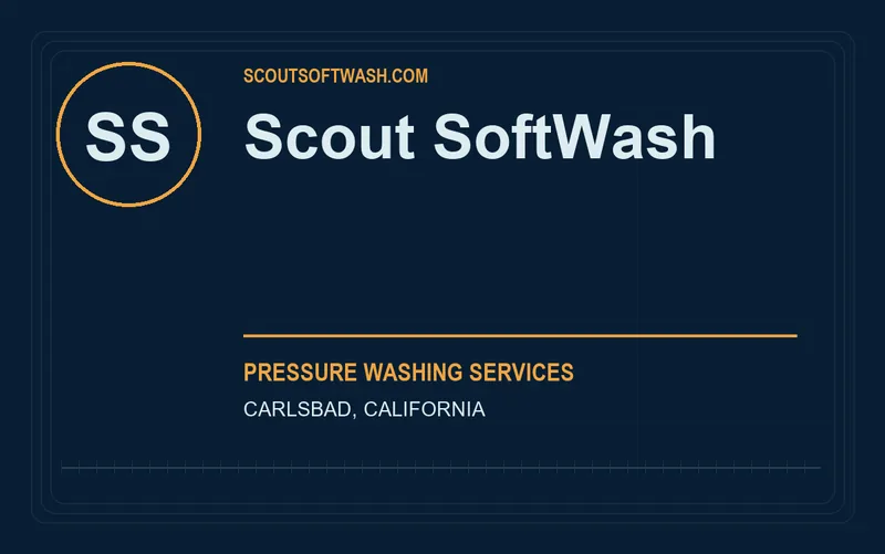 Scout SoftWash in Carlsbad, California