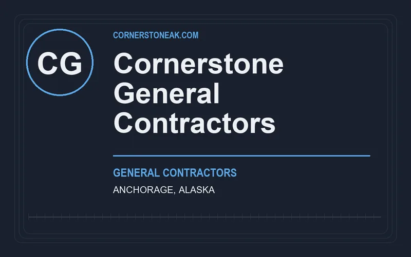 Cornerstone General Contractors in Anchorage, Alaska