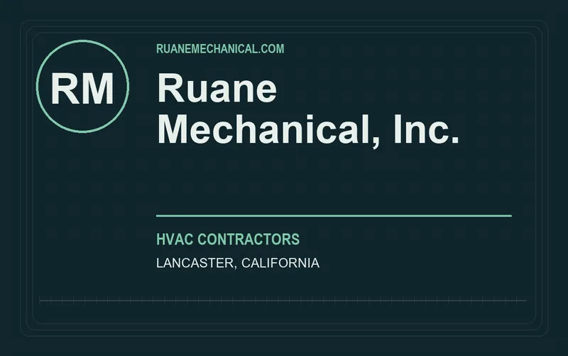 Ruane Mechanical, Inc. in Lancaster, California