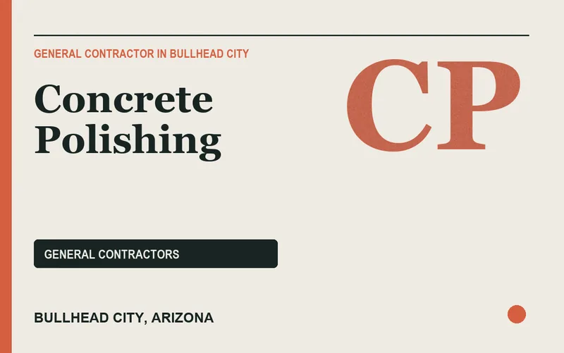 Concrete Polishing in Bullhead City, Arizona