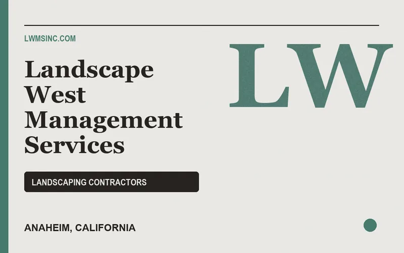 Landscape West Management Services in Anaheim, California