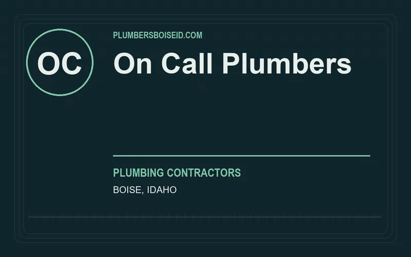 On Call Plumbers in Boise, Idaho