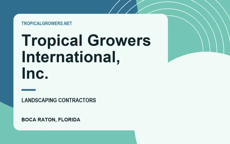TROPICAL GROWERS INTERNATIONAL, INC. in Boca Raton, Florida