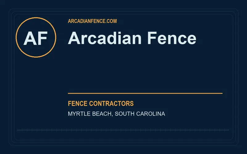Arcadian Fence in Myrtle Beach, South Carolina