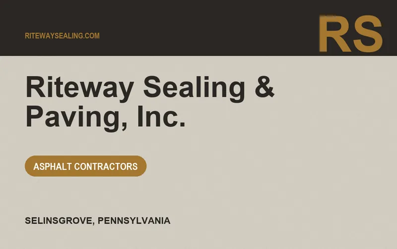 Riteway Sealing & Paving, Inc. in Selinsgrove, Pennsylvania