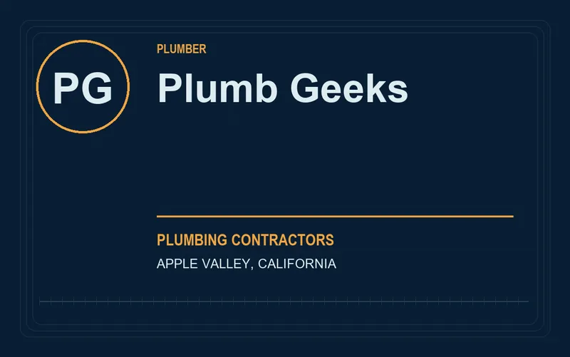 Plumb Geeks in Apple Valley, California