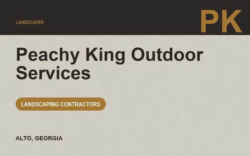 Peachy King Outdoor Services in Alto, Georgia