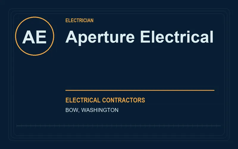 Aperture Electrical in Bow, Washington