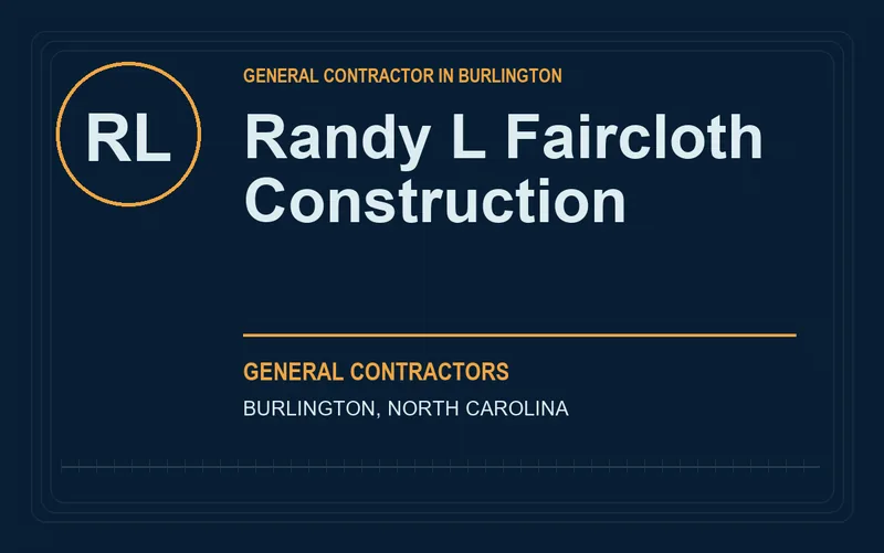 Randy L Faircloth Construction in Burlington, North Carolina