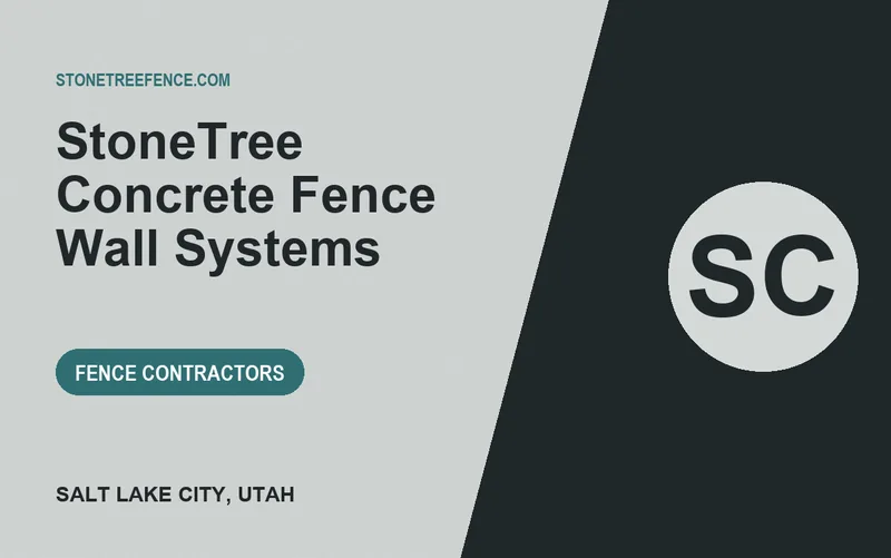 StoneTree Concrete Fence Wall Systems in Salt Lake City, Utah