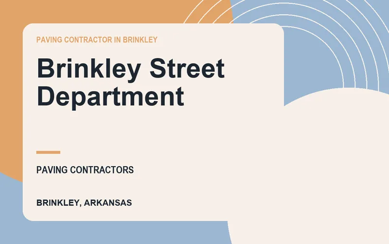 Brinkley Street Department in Brinkley, Arkansas