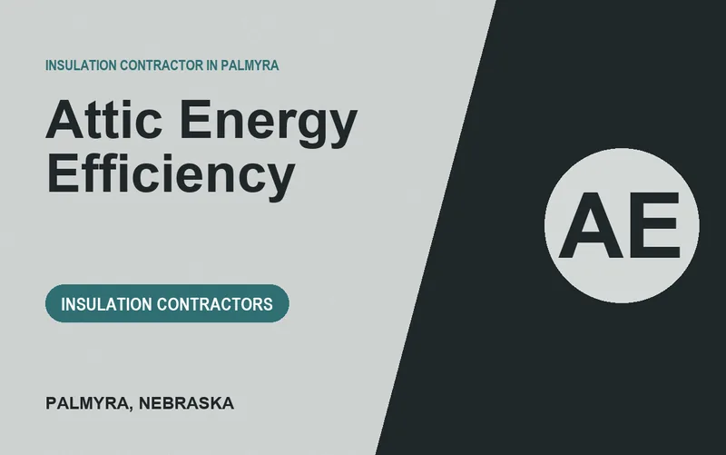 Attic Energy Efficiency in Palmyra, Nebraska