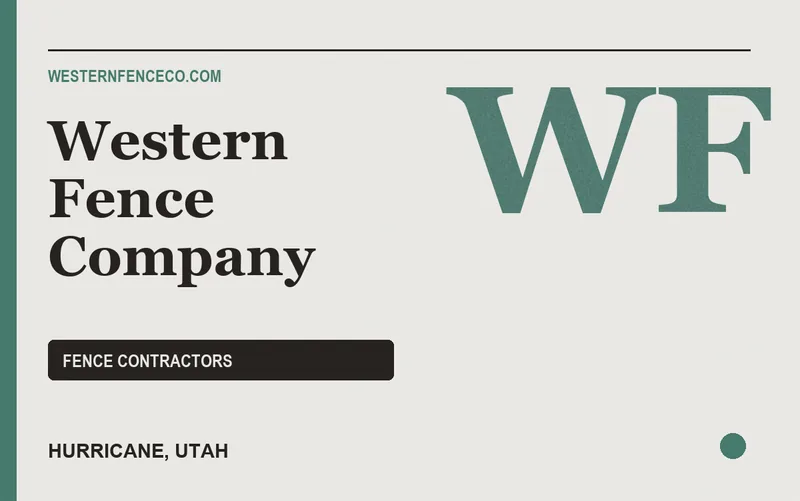 Western Fence Company in Hurricane, Utah