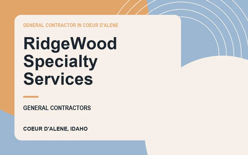 RidgeWood Specialty Services in Coeur d'Alene, Idaho
