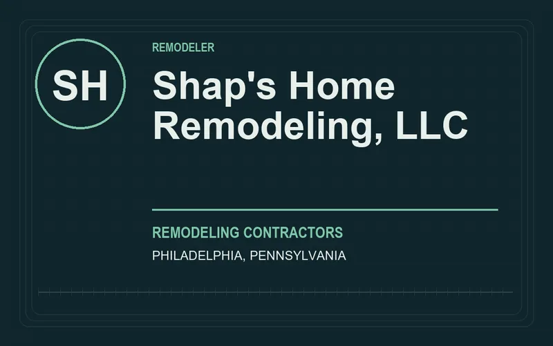 Shap's Home Remodeling, LLC in Philadelphia, Pennsylvania