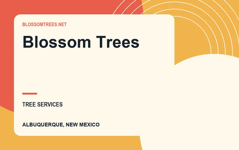 Blossom Trees in Albuquerque, New Mexico