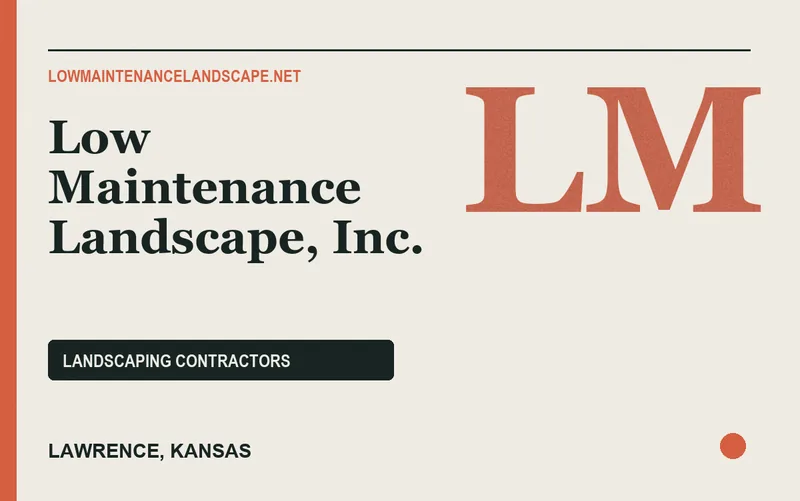 Low Maintenance Landscape, Inc. in Lawrence, Kansas