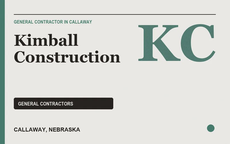 Kimball Construction in Callaway, Nebraska