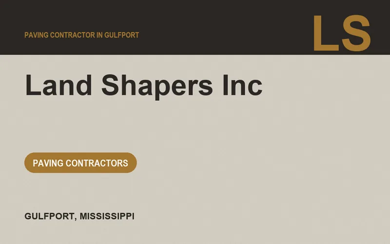 Land Shapers Inc in Gulfport, Mississippi