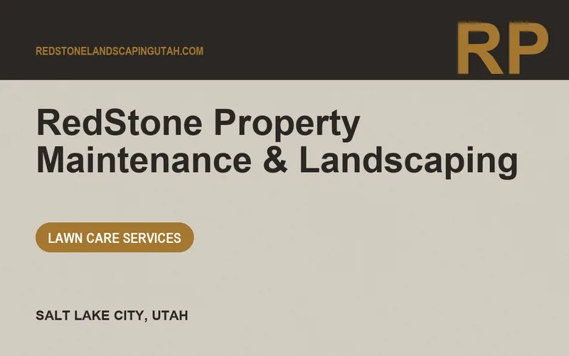 RedStone Property Maintenance & Landscaping in Salt Lake City, Utah