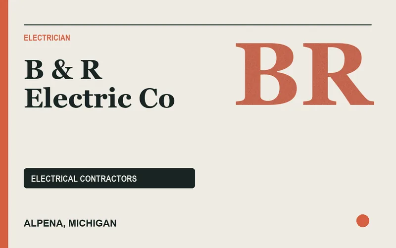 B & R Electric Co in Alpena, Michigan
